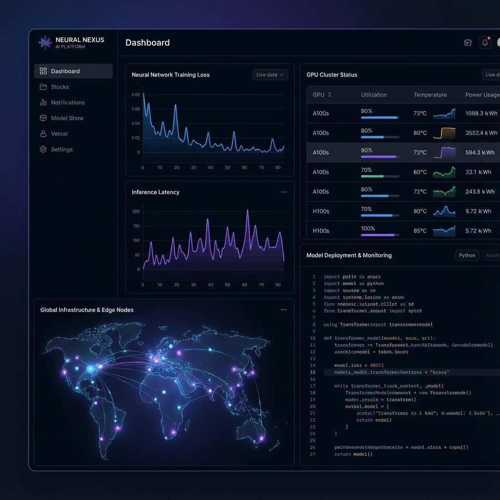 Blamphs AI Platform Dashboard